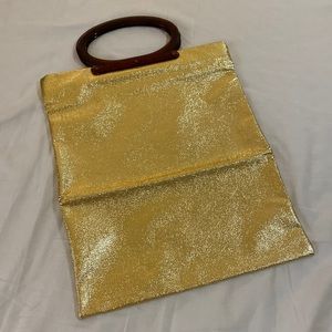 Vintage Gold Lame Bag